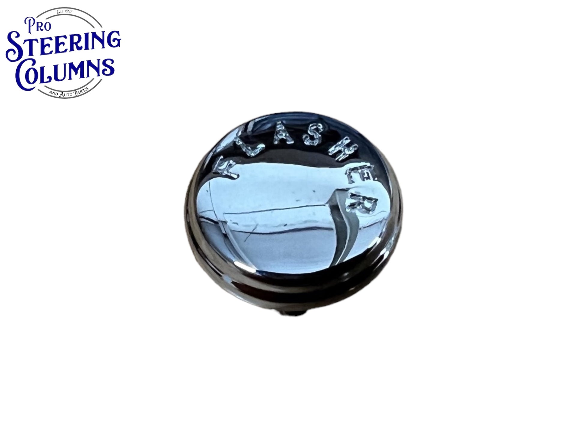 1967-1972 Chevelle Cutlass El Camino Monte Carlo Steering Column Chrome Hazard Button New