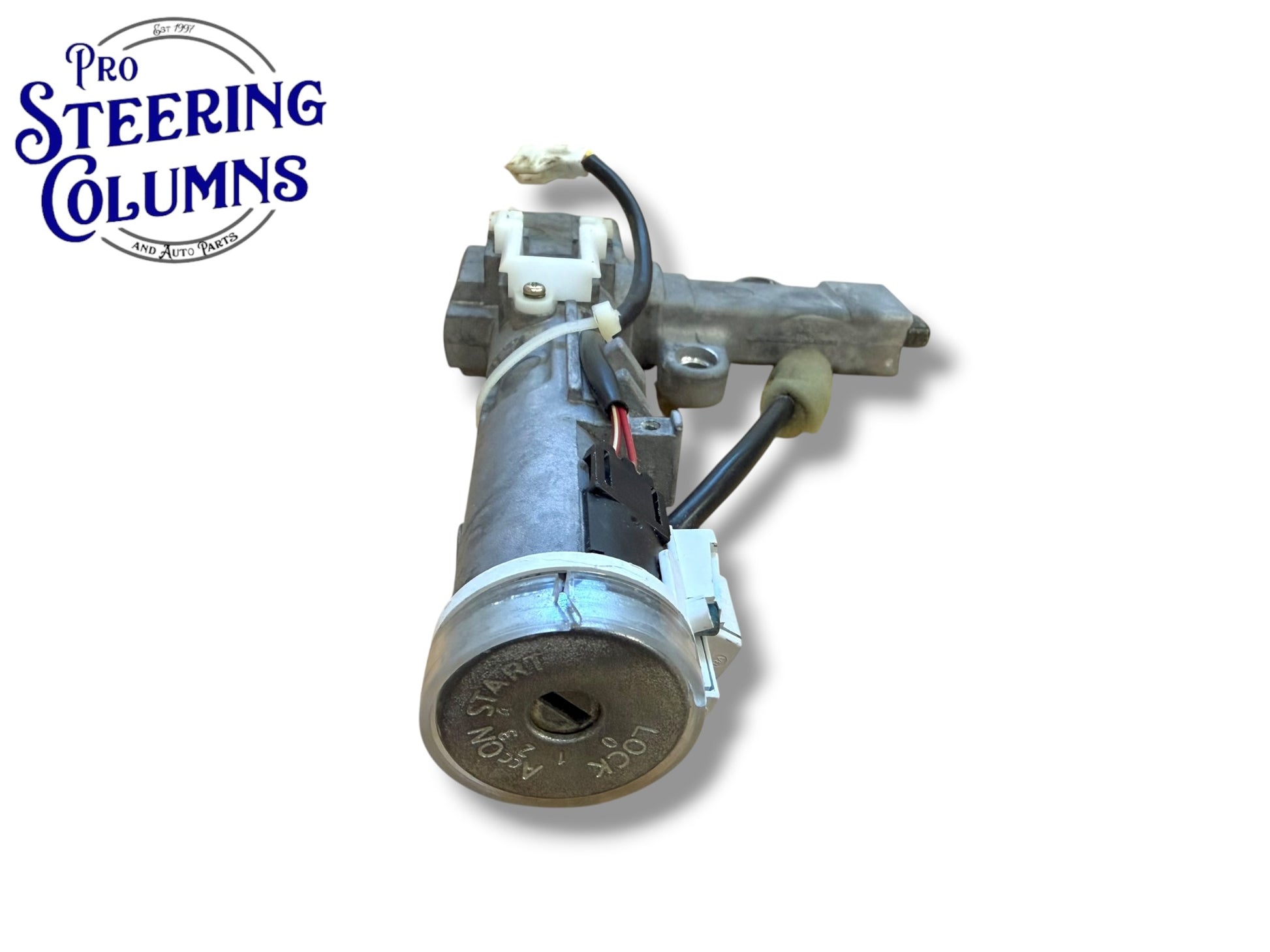 04-19 Nissan Ignition Lock Cylinder Assembly With 2 Chip Keys / Automatic Column Shift (Used OEM)