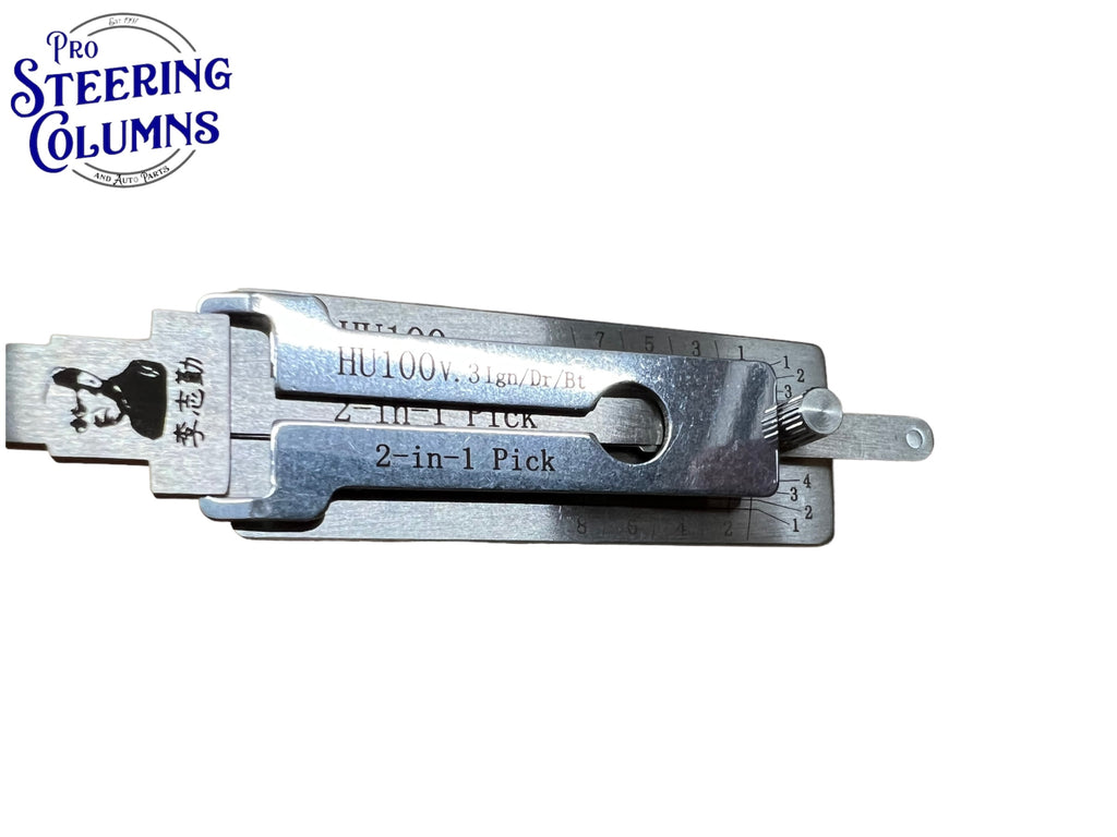 Original Lishi 2 in 1 HU100 GM 8 Cut Pick & Decoder Genuine New
