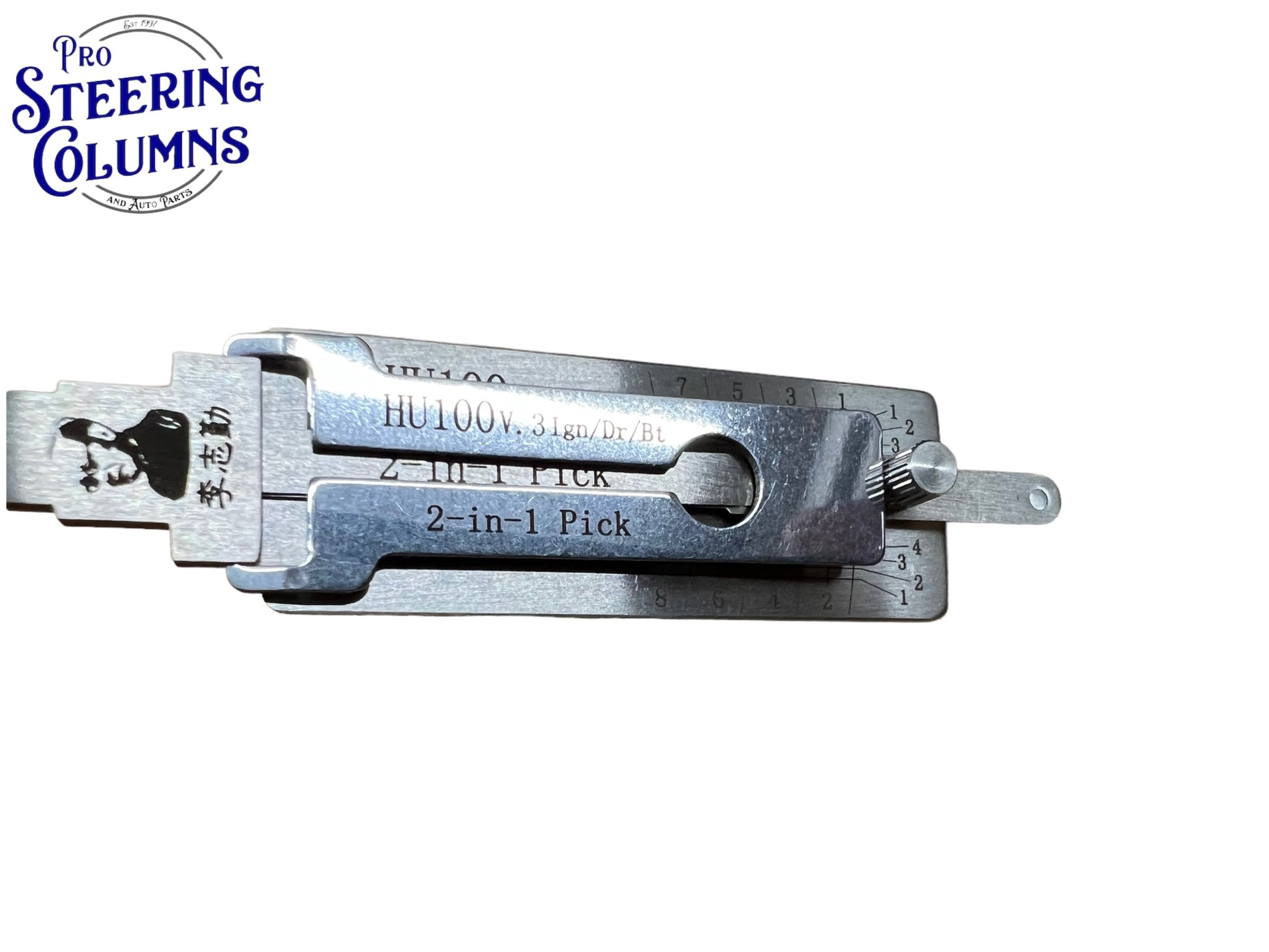 Original Lishi 2 in 1 HU100 GM 8 Cut Pick & Decoder Genuine New