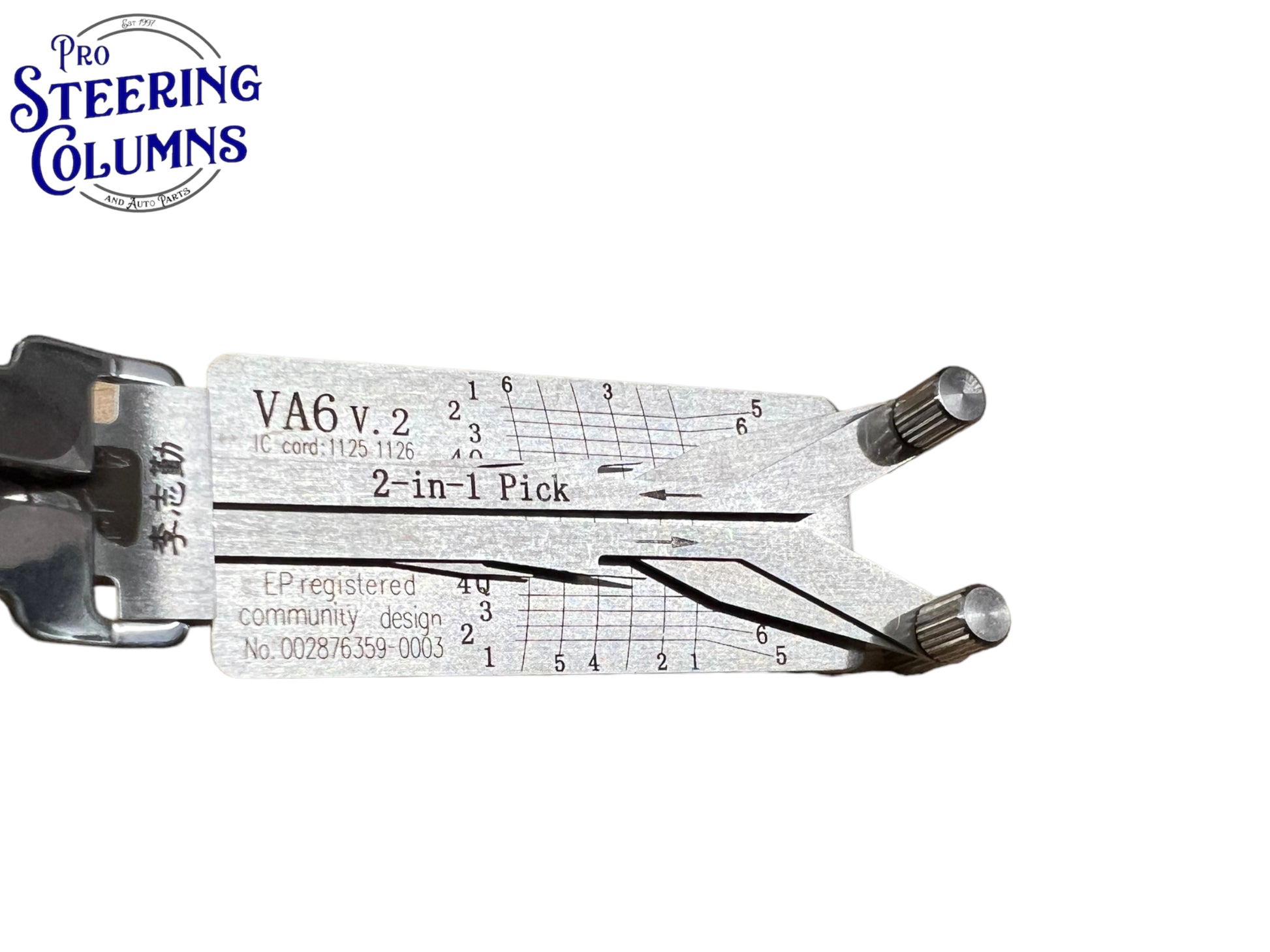 Original Lishi 2 in 1 VA6 Peugeot Smart Fortwo Pick & Decoder Genuine New