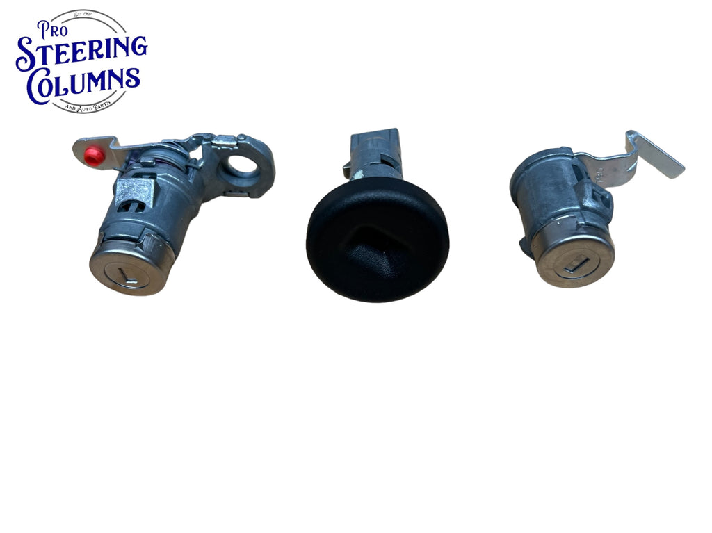 2014-2019 GM Silverado Sierra Ignition Door & Tailgate Lock Cylinder Set 2 Keys New OEM