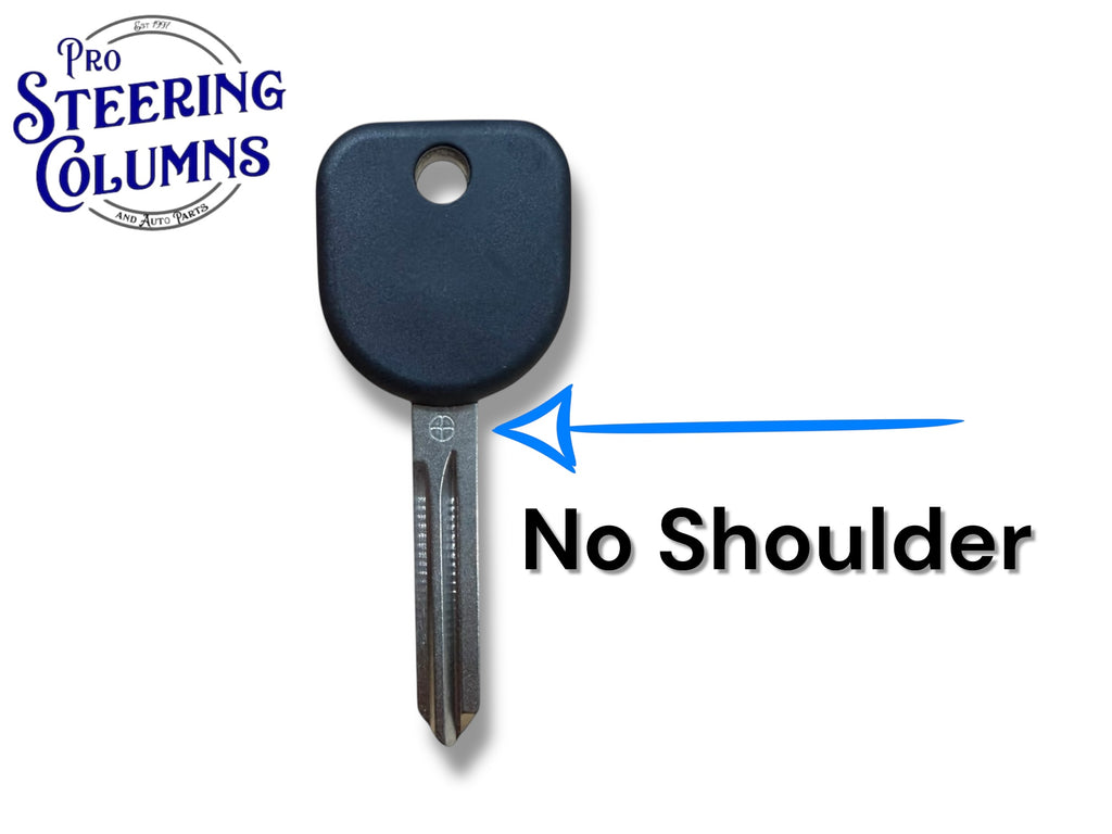 B111 / B111PT GM Transponder Key Without Shoulder (Chip 46 Circle+)(Aftermarket)