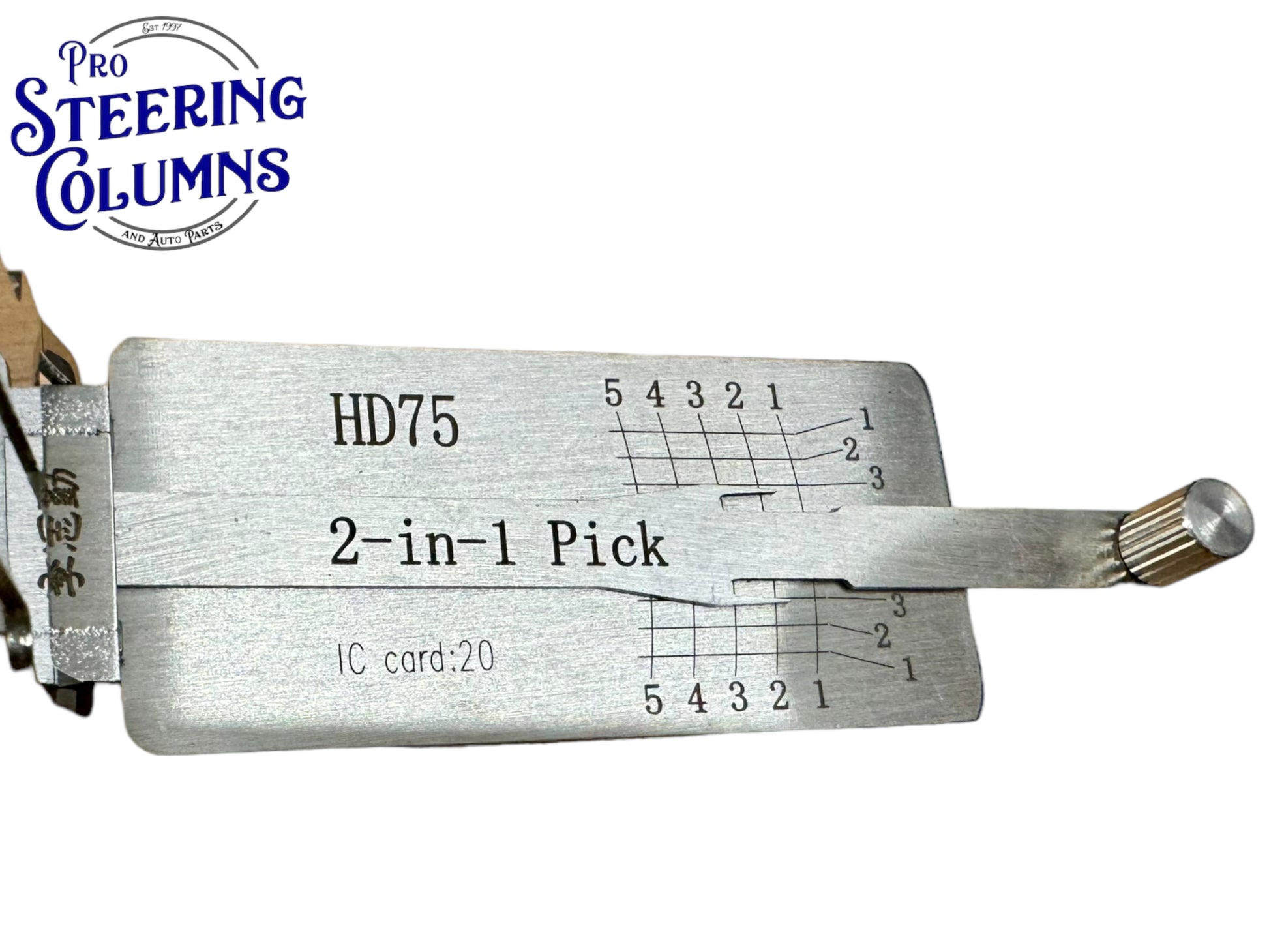 Original Lishi 2 in 1 HD75 For Honda Motorbike Pick & Decoder Genuine New