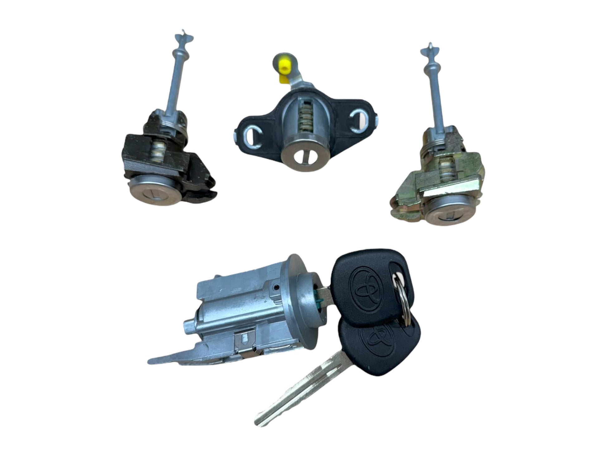 03-08 Toyota Corolla Ignition Door & Trunk Lock Cylinder Set For Chip Equipped New
