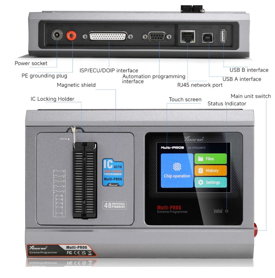 Xhorse XDMPG0GL - VVDI Multi-Prog Programmer - Support ECU & TCU Read / Write / Clone