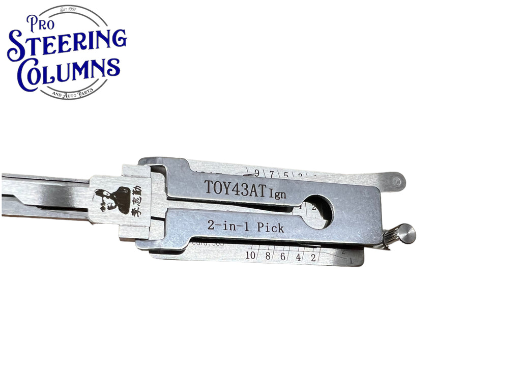 Original Lishi 2 in 1 Toyota TOY43AT IGN 10-Cut Pick & Decoder Genuine New