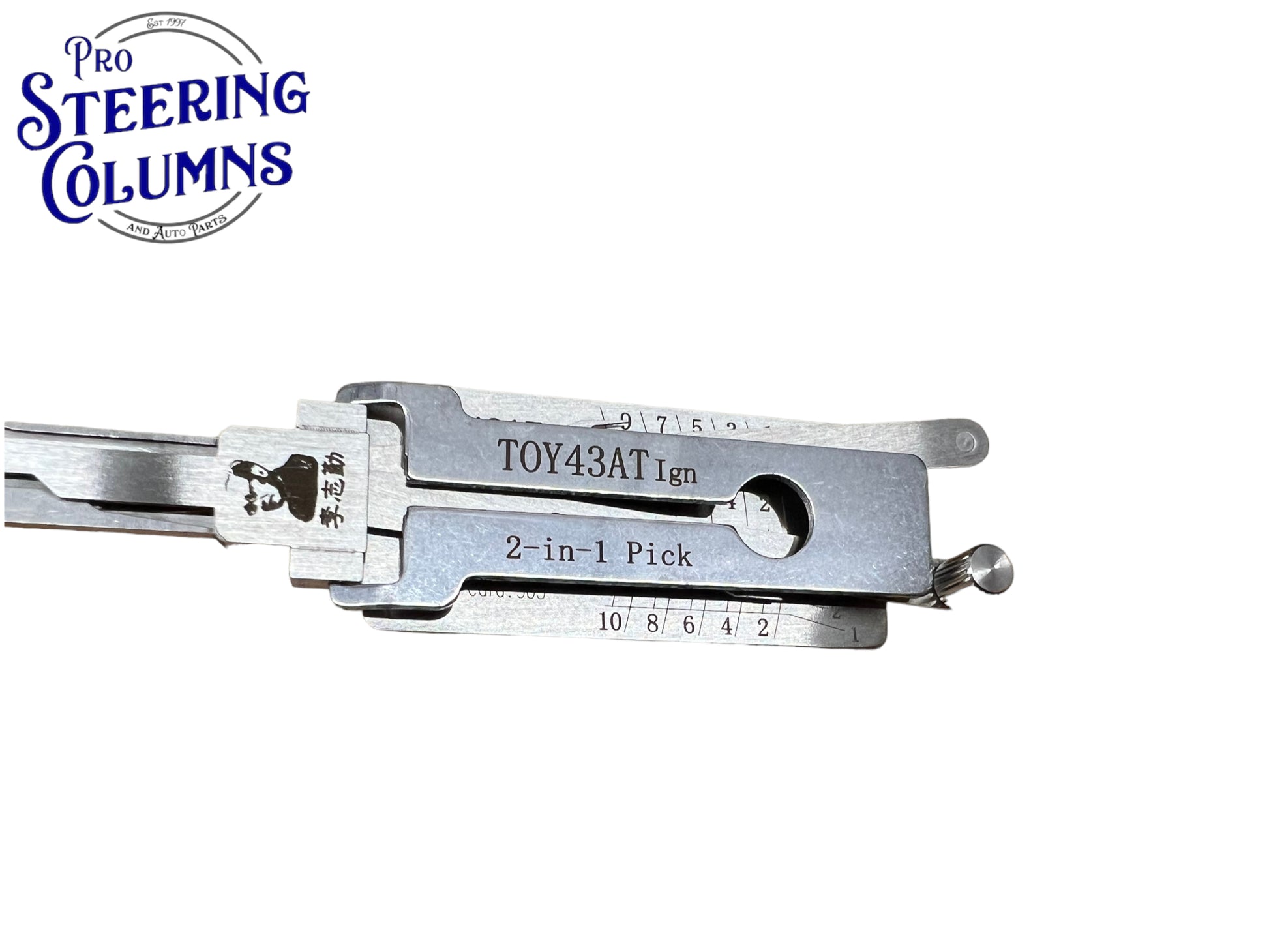 Original Lishi 2 in 1 Toyota TOY43AT IGN 10-Cut Pick & Decoder Genuine New