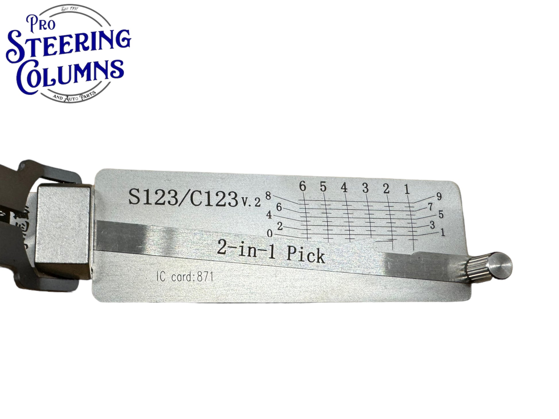 Original Lishi 2 in 1 Schlage S123 C123 Pick & Decoder Genuine New