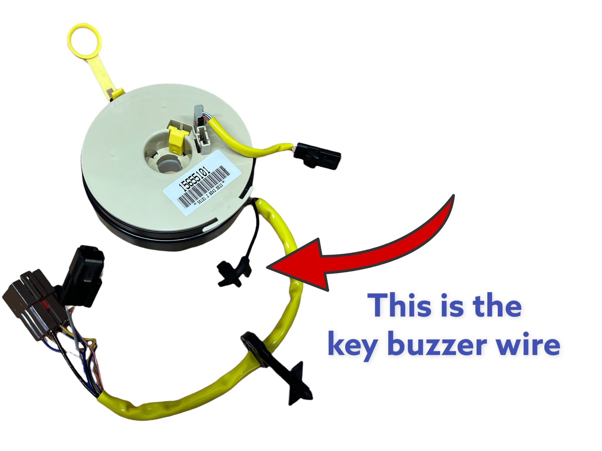 1992 & Up F-150 F-250 F-350 Mustang Ranger Air Bag Clock Spring Key Buzzer Wire New
