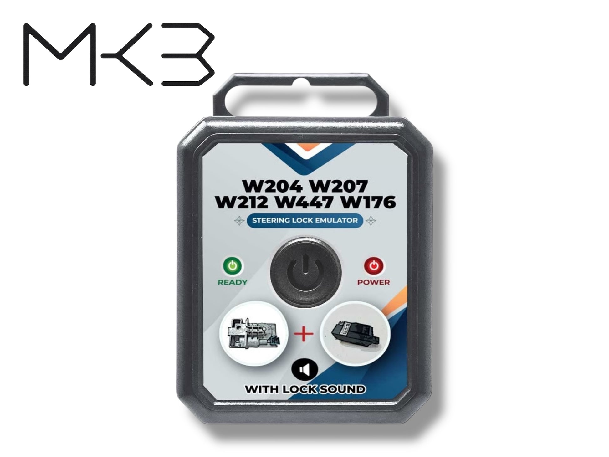MK3 Mercedes Benz ESL / ELV Steering Lock Simulator Emulator with Lock Sound W204 / W207 / W212 / W176 / W447 / W246 (2 Plug)