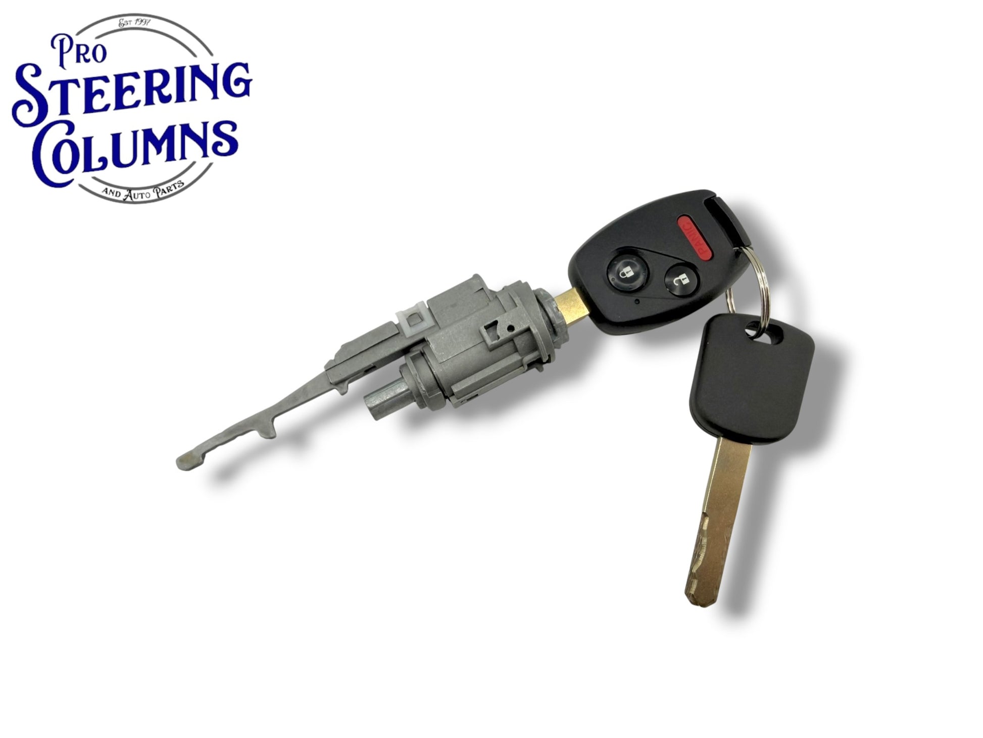 06-17 Honda Ignition Lock Cylinder Switch With Remote Key 3-Button / N5F-S0084A (Aftermarket)