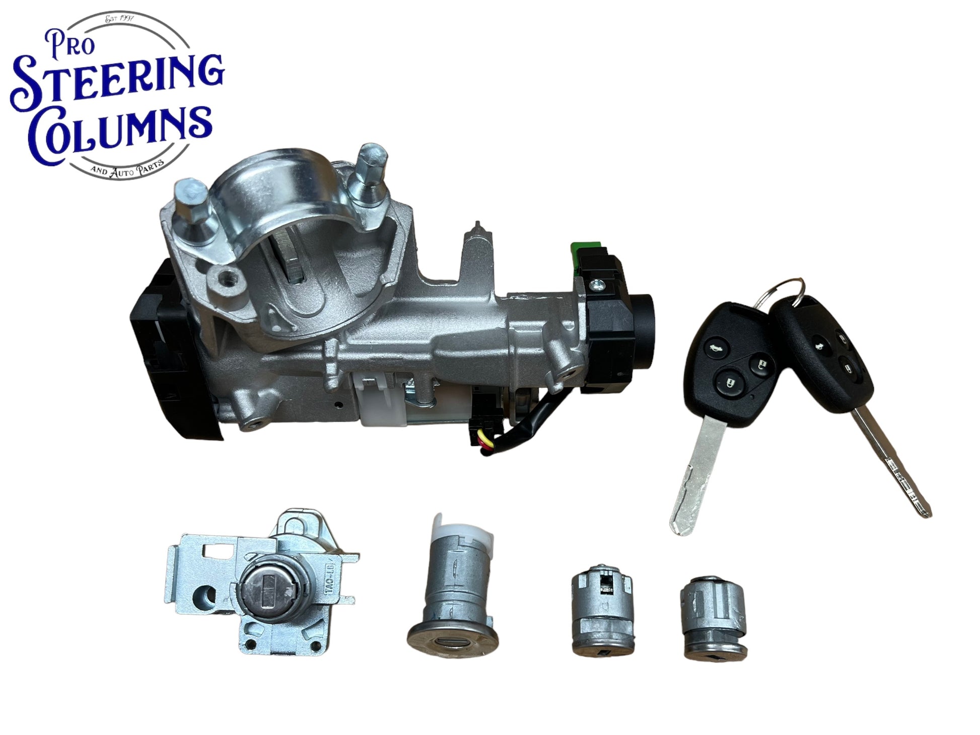 2008-2012 Honda Accord Ignition & Door Lock Cylinder Set 2 Keys New