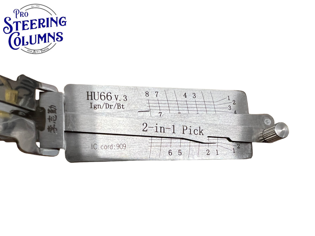 Original Lishi 2 in 1 HU66 Twin Lifter Audi VW Pick & Decoder Genuine New