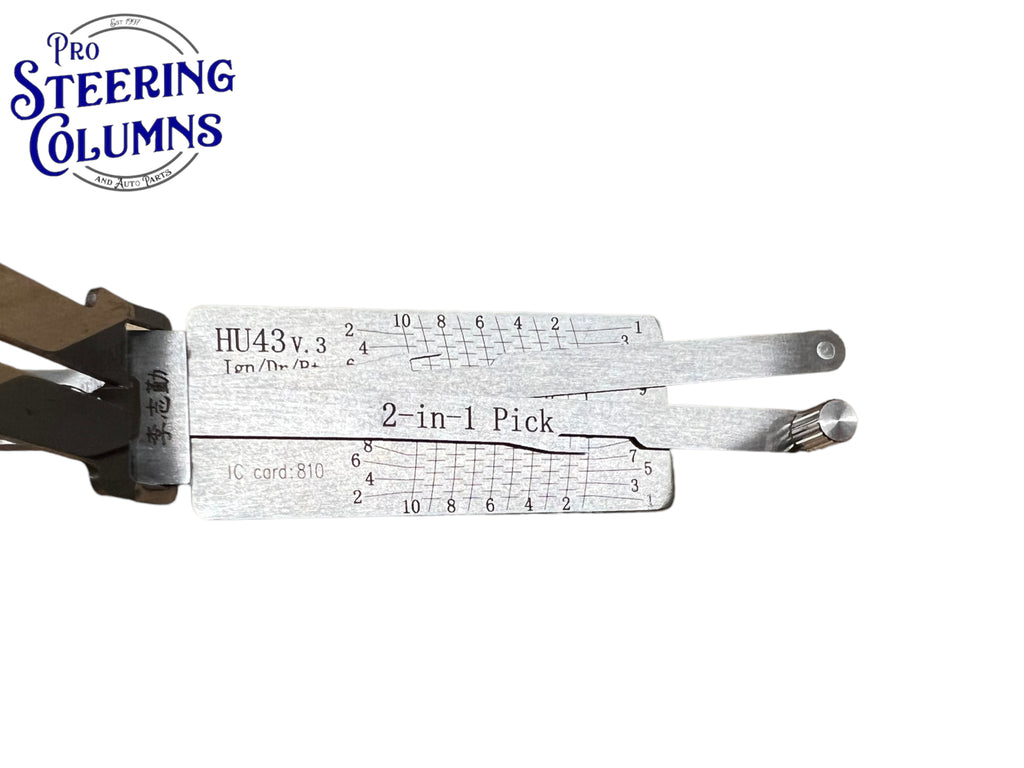 Original Lishi 2 in 1 HU43 For Pontiac GTO Pick & Decoder Genuine New