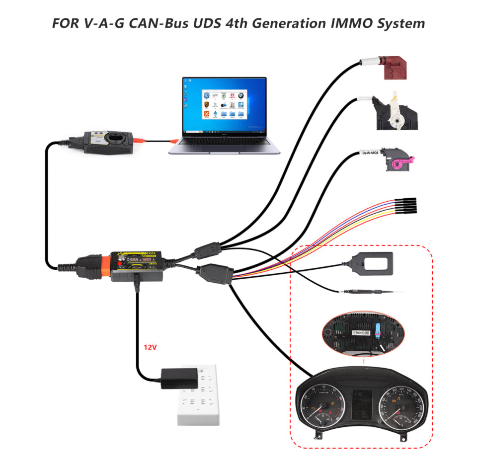 Godiag - GT115 For VAG MQB IMMO4 CAN-BUS 4th Generation IMMO System Test Platform Read/Write Data