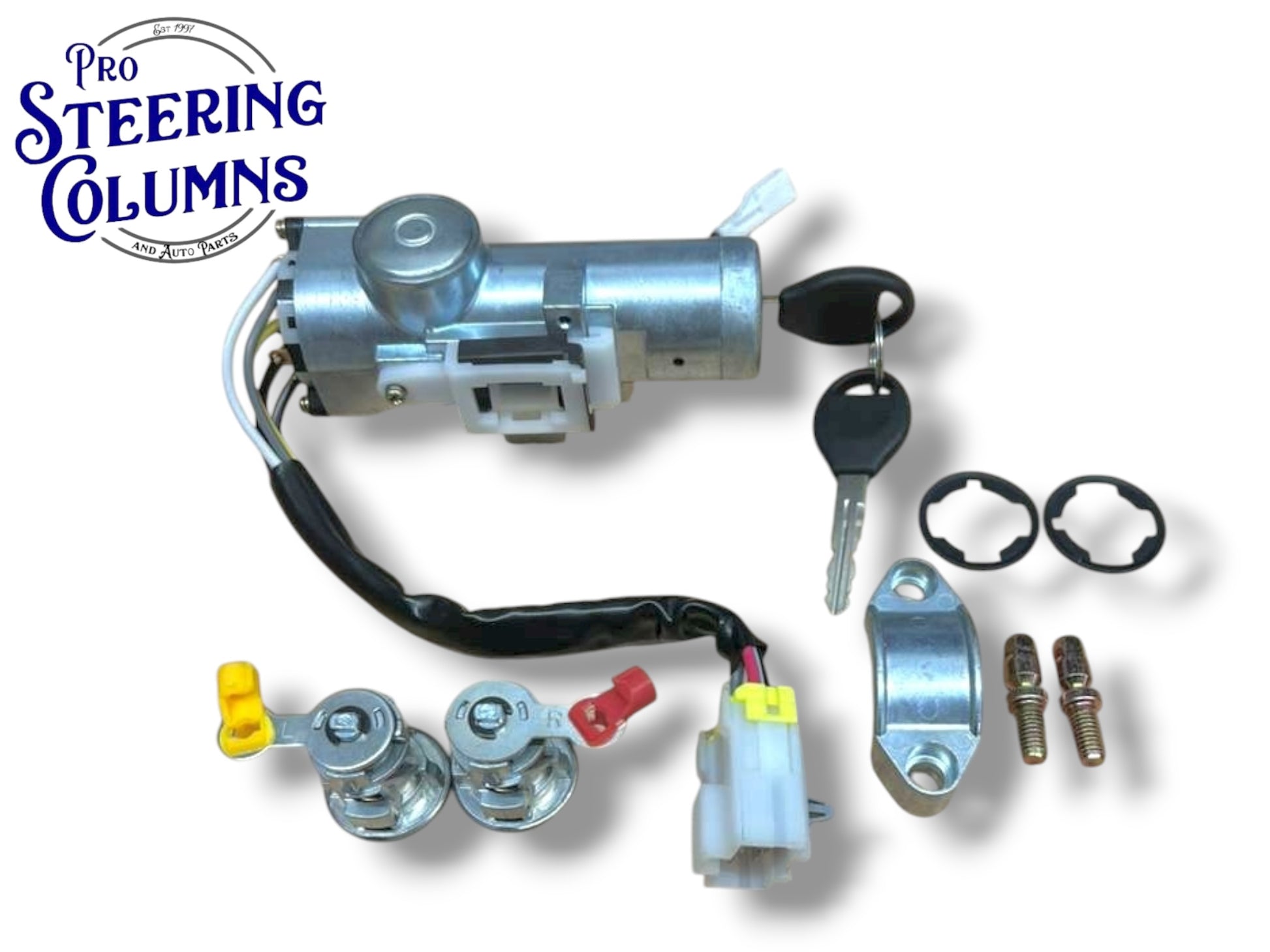 99-04 Nissan Frontier Xterra Ignition & Door Lock Cylinder Set (Keyed Alike)