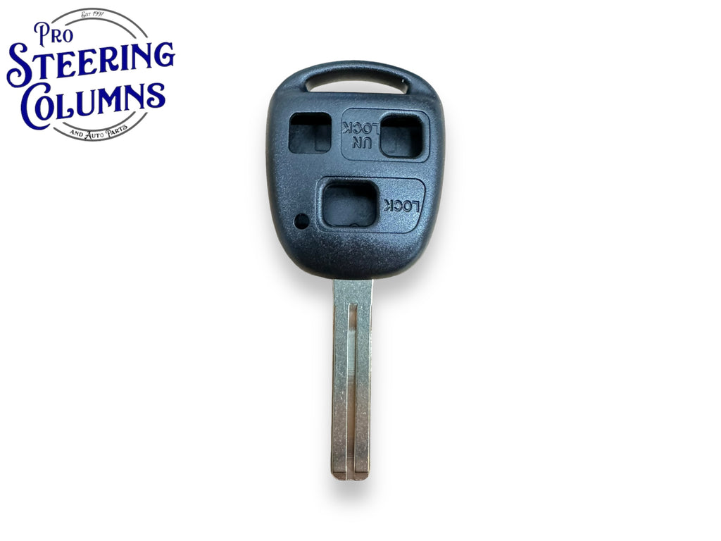 1998-2008 Lexus 3-Button Remote Head Key Shell LX90 Short Blade
