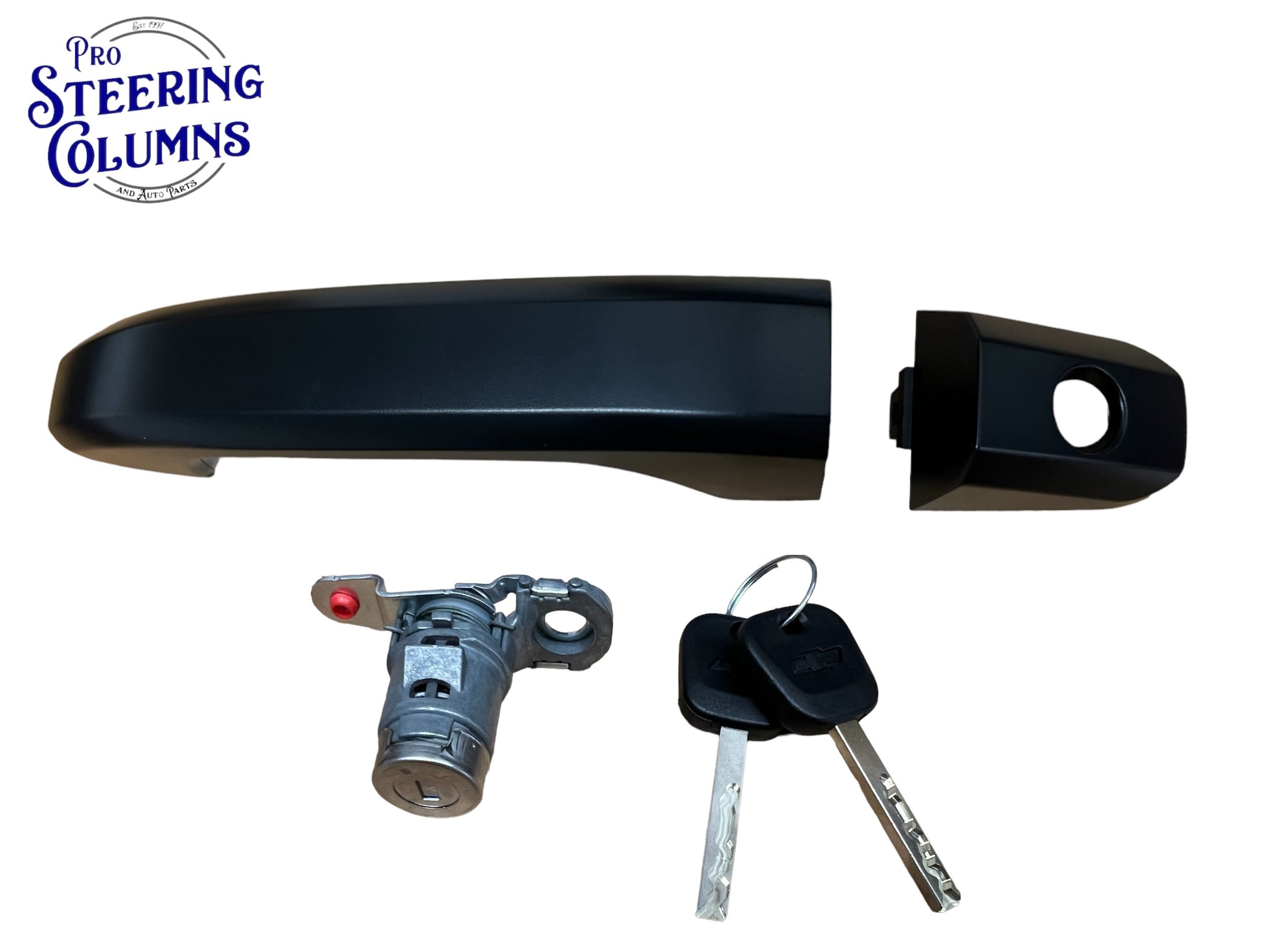 2014-2019 Silverado Sierra Tahoe FL Door Handle & Lock Cylinder Repair Kit 2 Keys New