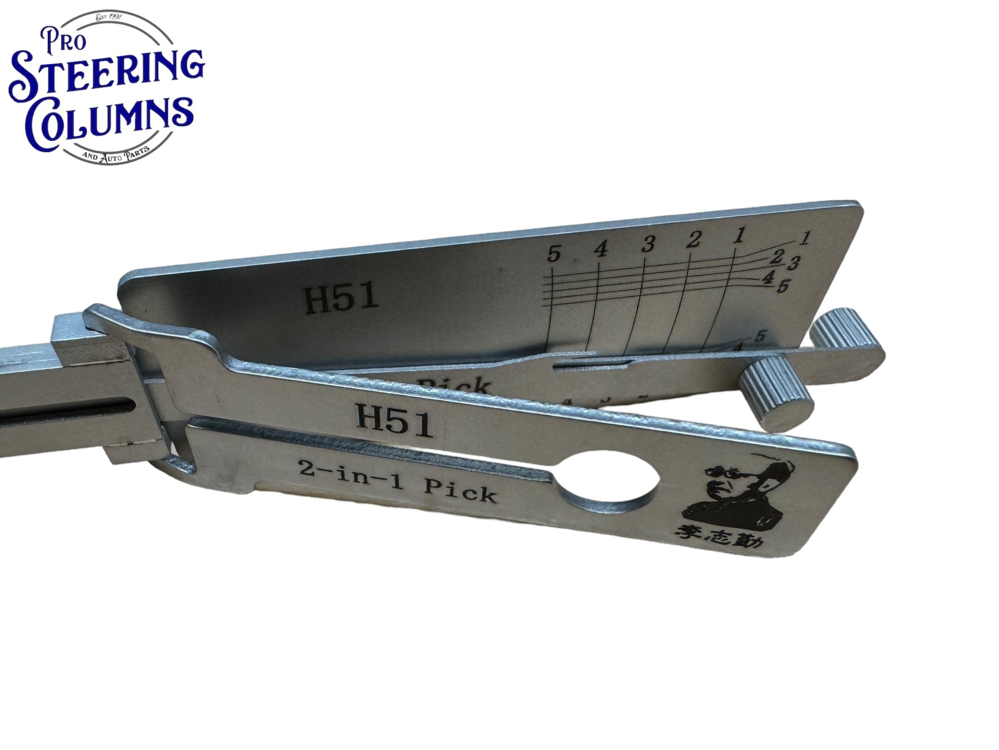 Original 2 in 1 Lishi H51 FO6 Ford 5 Cut Pick & Decoder New