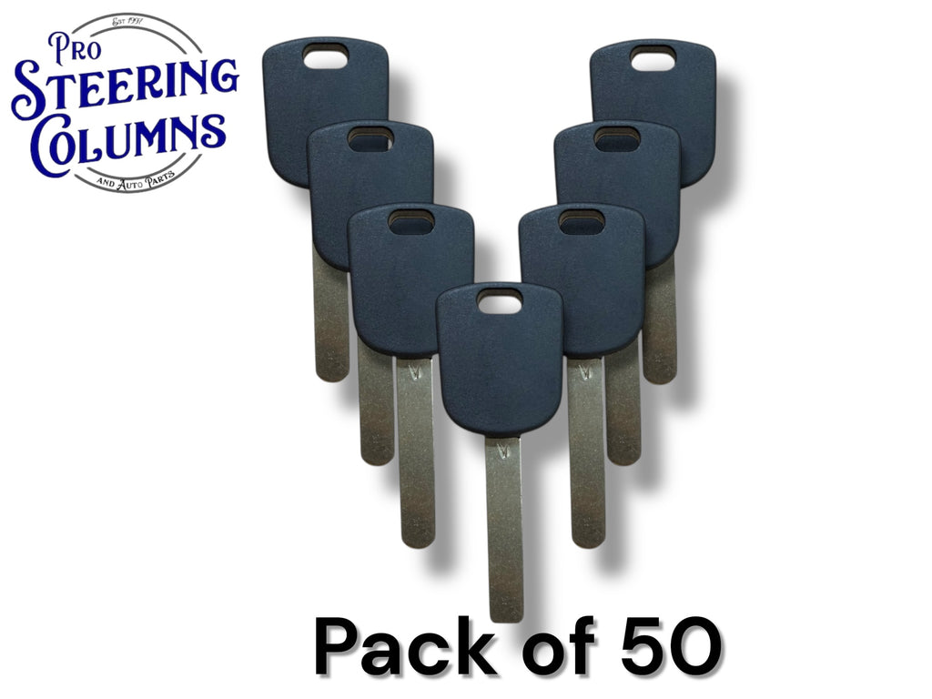 HO03 / HO03-PT Honda Transponder Key (46 Chip)(Aftermarket) (50 Pack)