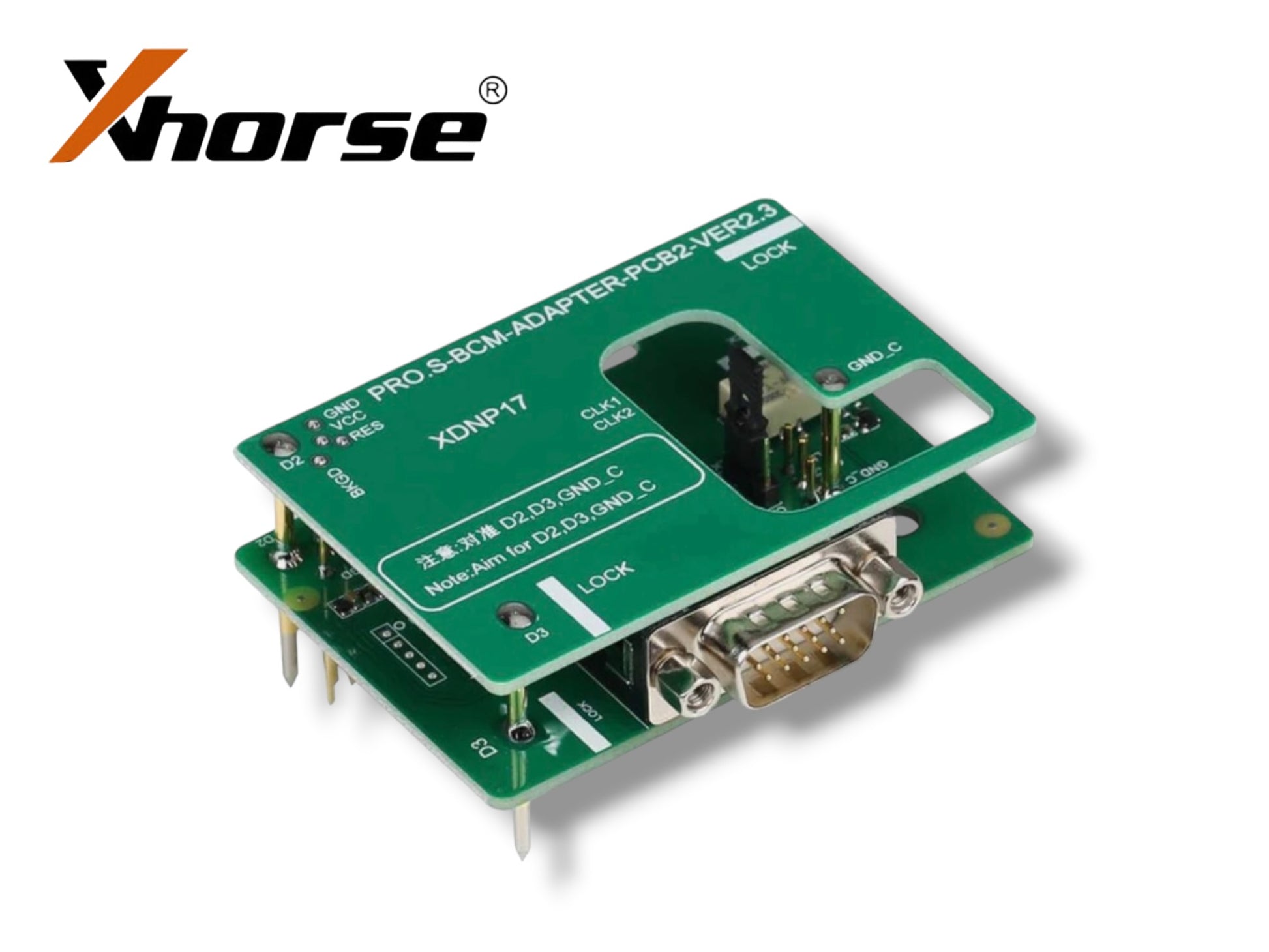 Xhorse - XDNP17GL - Solder-Free Porsche BCM Adapter for VVDI Key Tool Plus