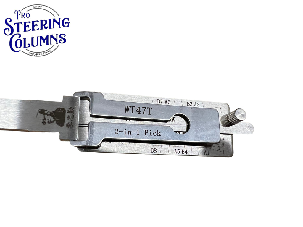 Original Lishi 2 in 1 WT47T Saab 4 Track Pick & Decoder Genuine New