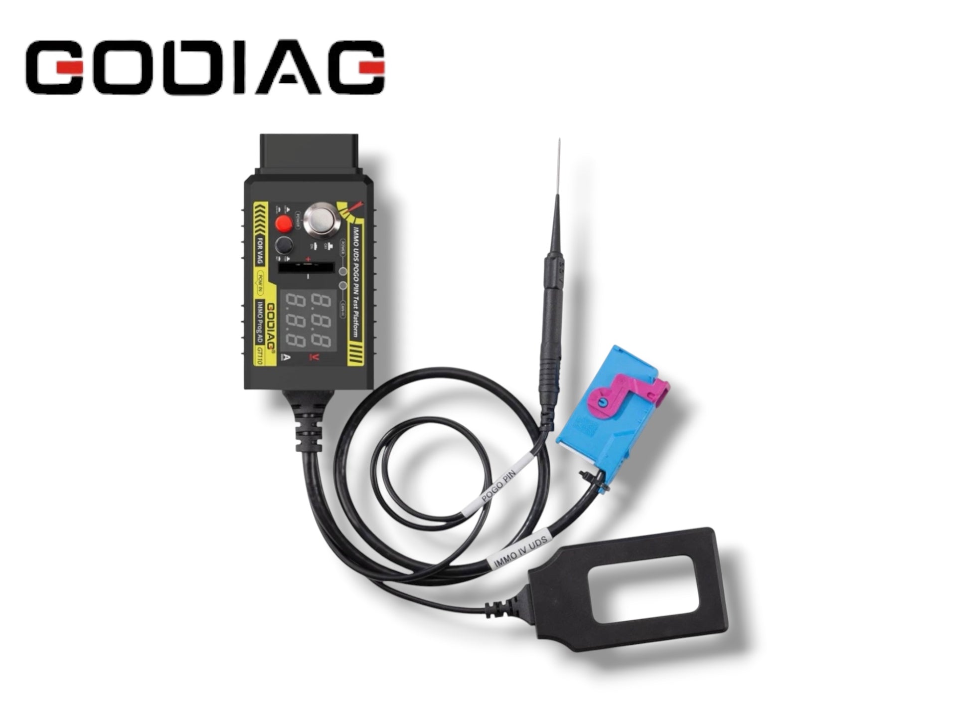 Godiag - VW / Audi / Skoda / SEAT 4th Gen IMMO System Test Platform Cable Pogo Pin - GT110
