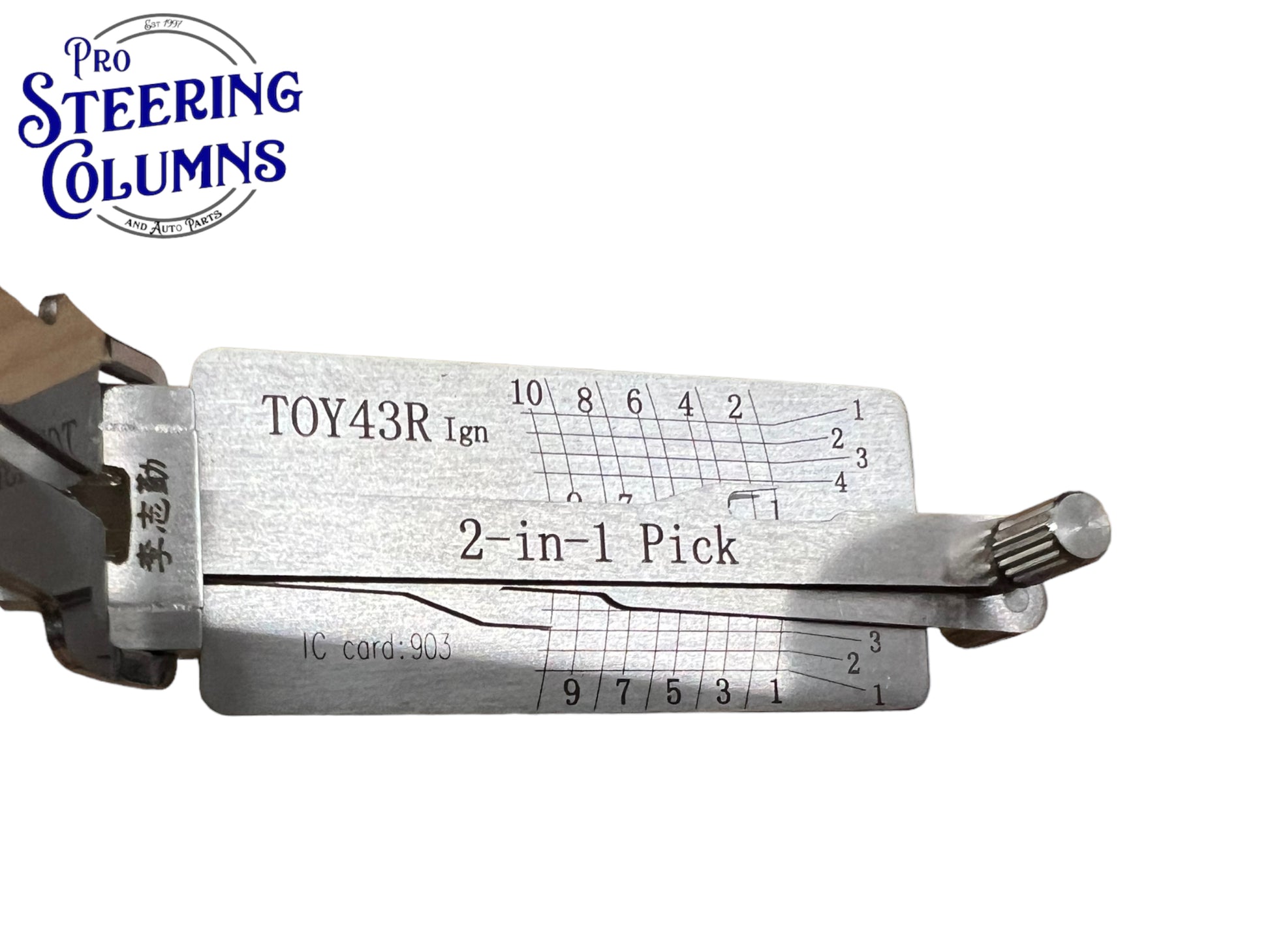 Original Lishi 2 in 1 TOY43R IGN 10-Cut Chevy GMC Subaru Pick & Decoder Genuine New