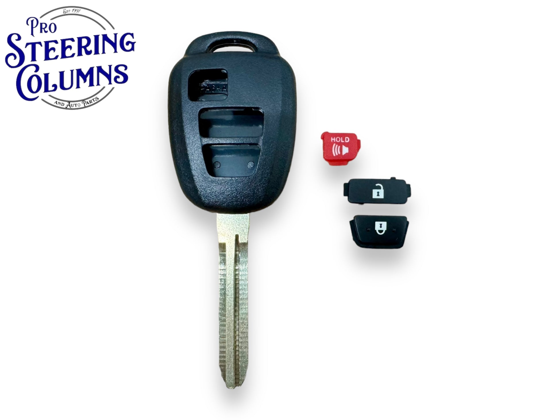 2012-2021 Toyota Scion 3-Button Remote Key Shell MOZB52TH, GQ4-52T, HYQ12BDM