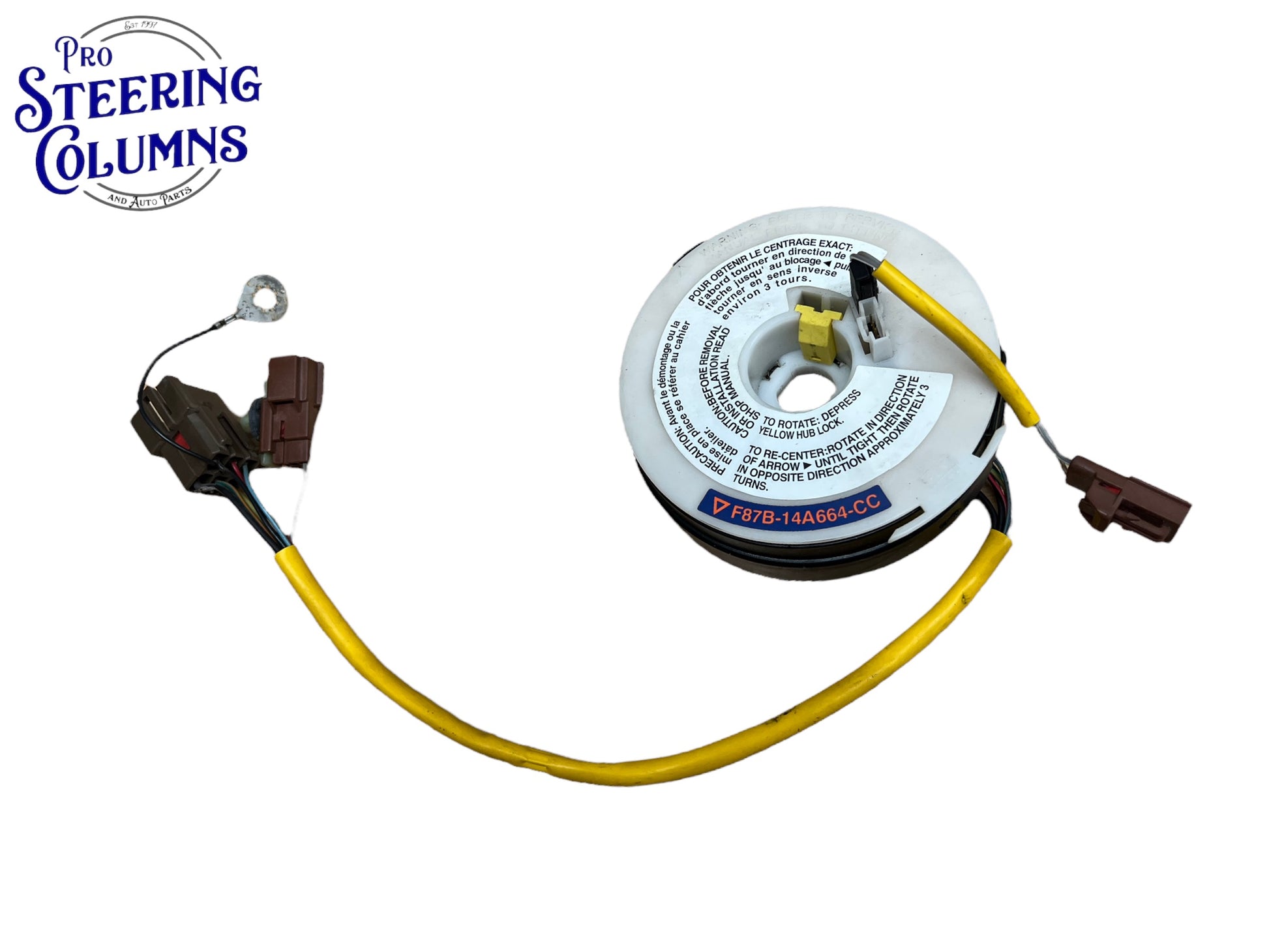 1998-2001 Explorer 1998-2004 Ranger Air Bag Clock Spring With Cruise W/O Audio Used OEM