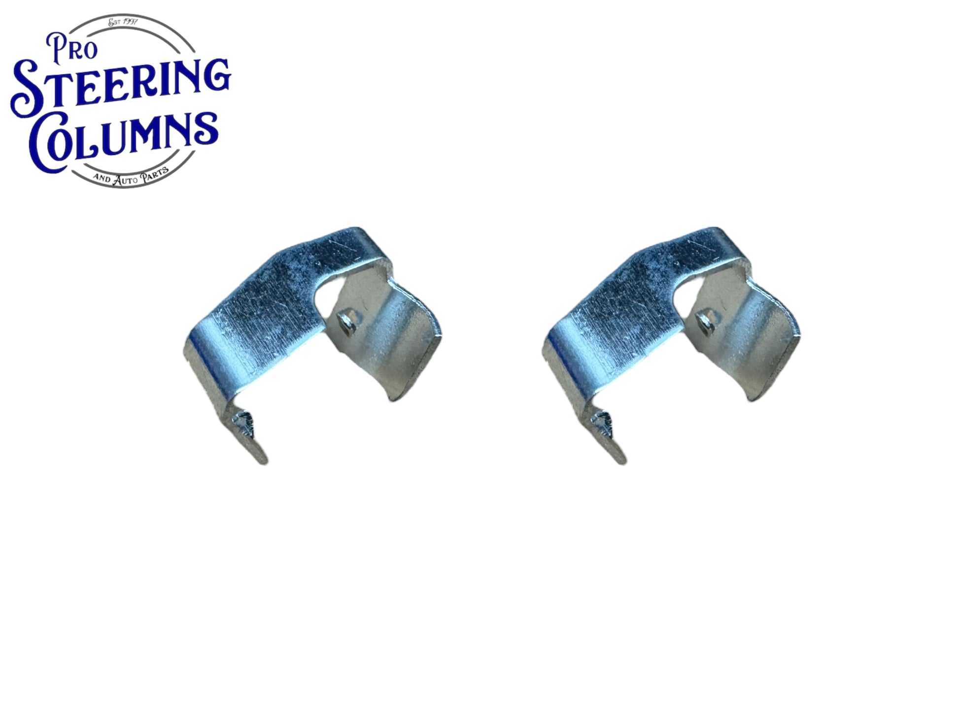 1980-1991 Ford F-150 F-250 E-150 Bronco Upper Tilt Steering Column Arm Brackets Pair New