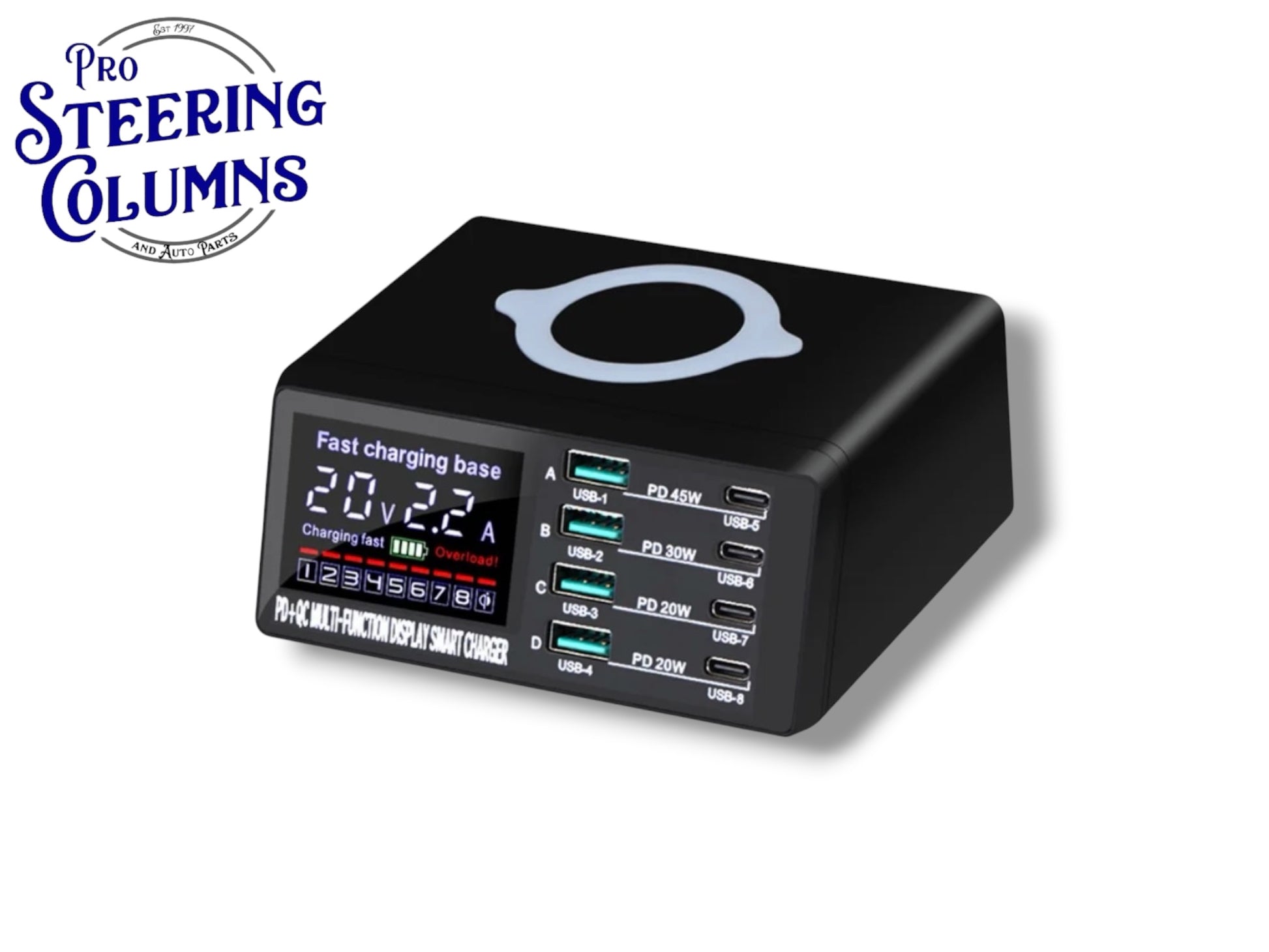 Fast Charging Station - Multi Port 8-Port Multi-devices USB / 110W