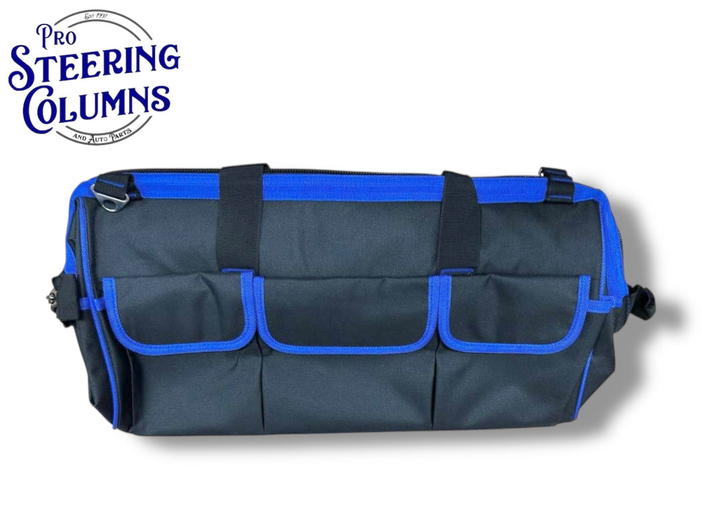 Locksmith Tool Bag Anti-Skid With 16 Pockets Canvas ToolKit - Heavy Duty