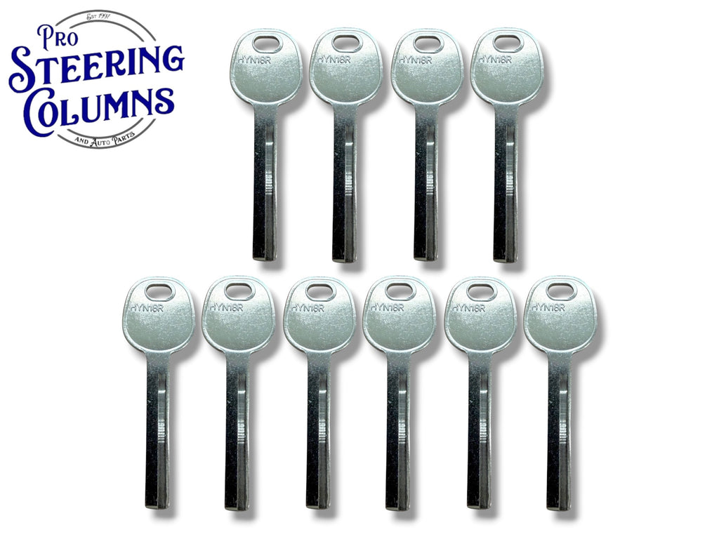HY18R - Hyundai Metal Key Blank (Aftermarket) (10 Pack)