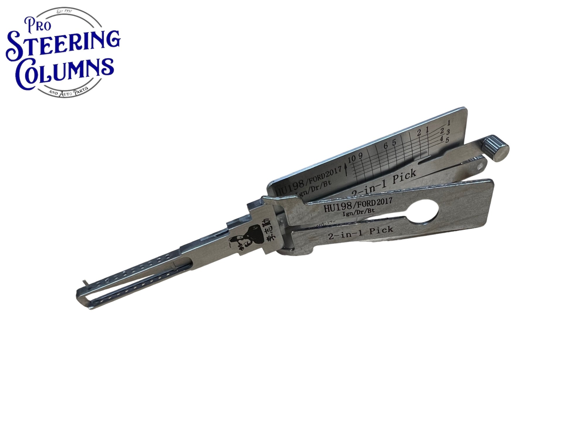 Original Lishi 2 in 1 HU198 Ford 2017 New Keyway Pick & Decoder Genuine New
