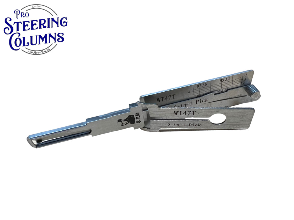 Original Lishi 2 in 1 WT47T Saab 4 Track Pick & Decoder Genuine New