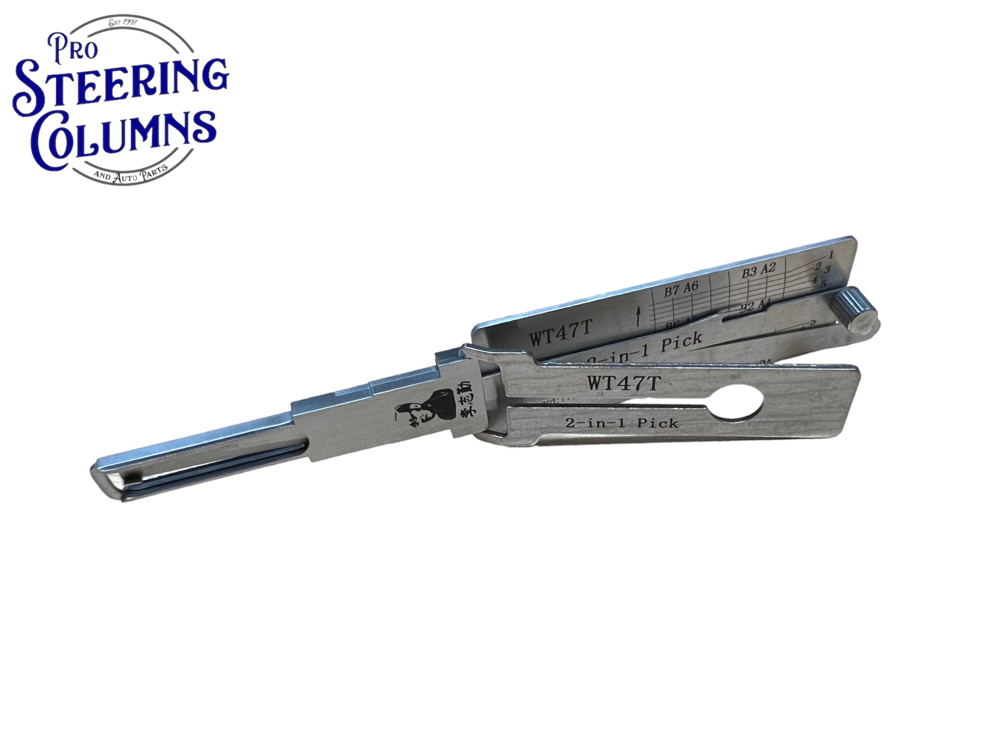 Original Lishi 2 in 1 WT47T Saab 4 Track Pick & Decoder Genuine New