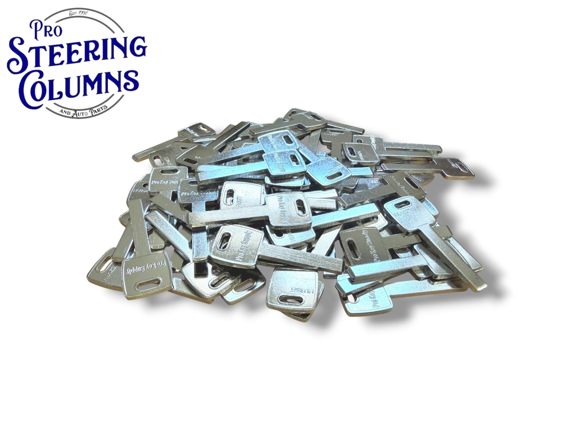 HU162T - Audi Volkswagen Metal Key Blank (Aftermarket) (100 Pack)