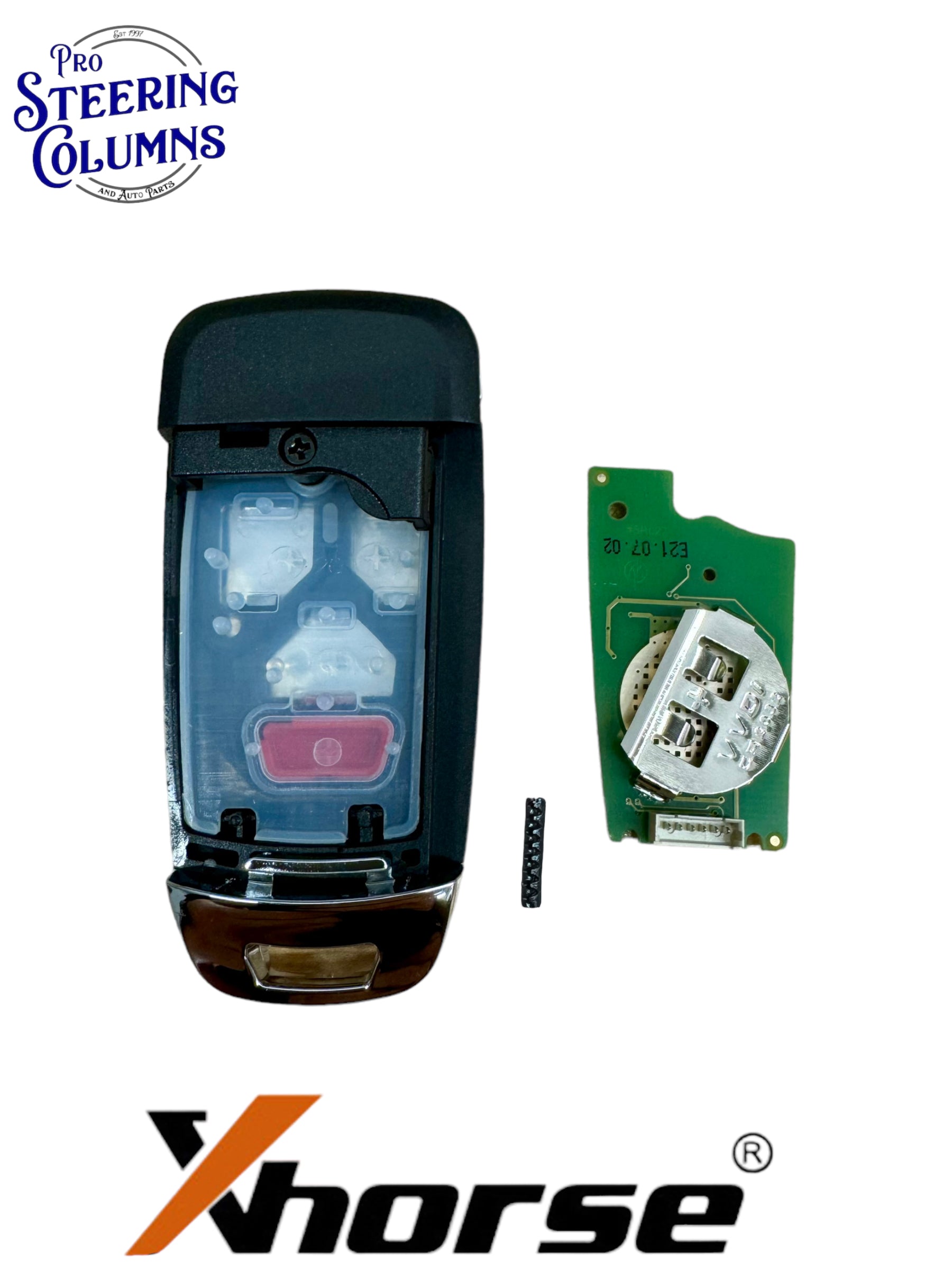 Xhorse Universal Flip Key Remote Audi Style 4 Button Wired New XKAU02EN