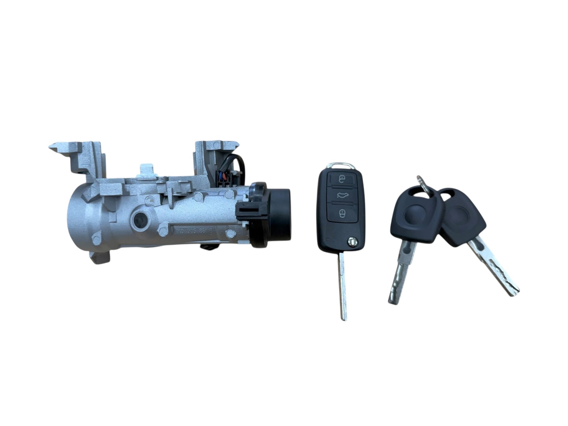 05-13 Audi VW Ignition Lock Assembly With Key Shells PN: 1K0905841