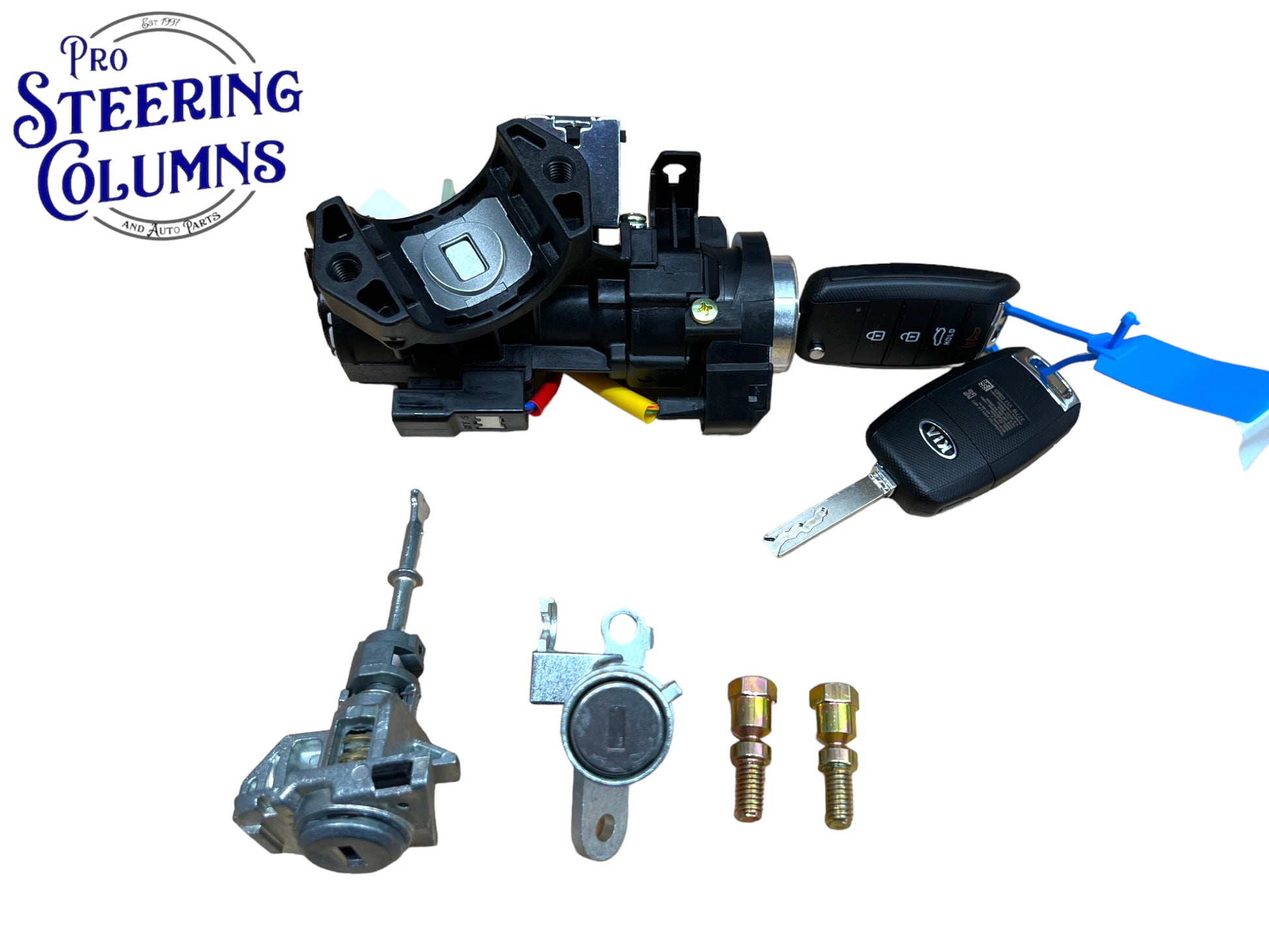 2016-2020 Kia Optima Ignition & Door Lock Cylinder Set 2 Keys New OEM