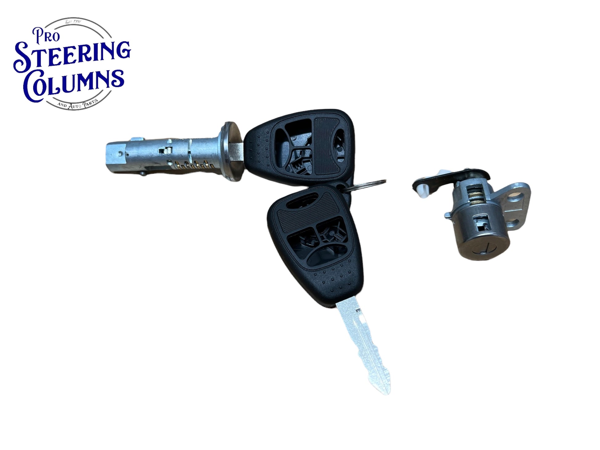 2007 & UP CALIBER COMPASS PATRIOT IGNITION & DOOR LOCK CYLINDER SET 2 KEYS NEW!