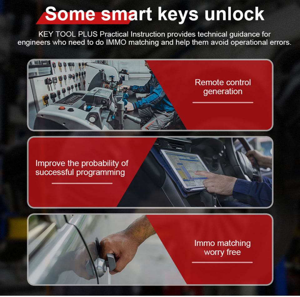 Godiag - Key Tool Plus Practical Instruction 1 & 2 Two Books for Locksmith and Vehicle Maintenance Engineer