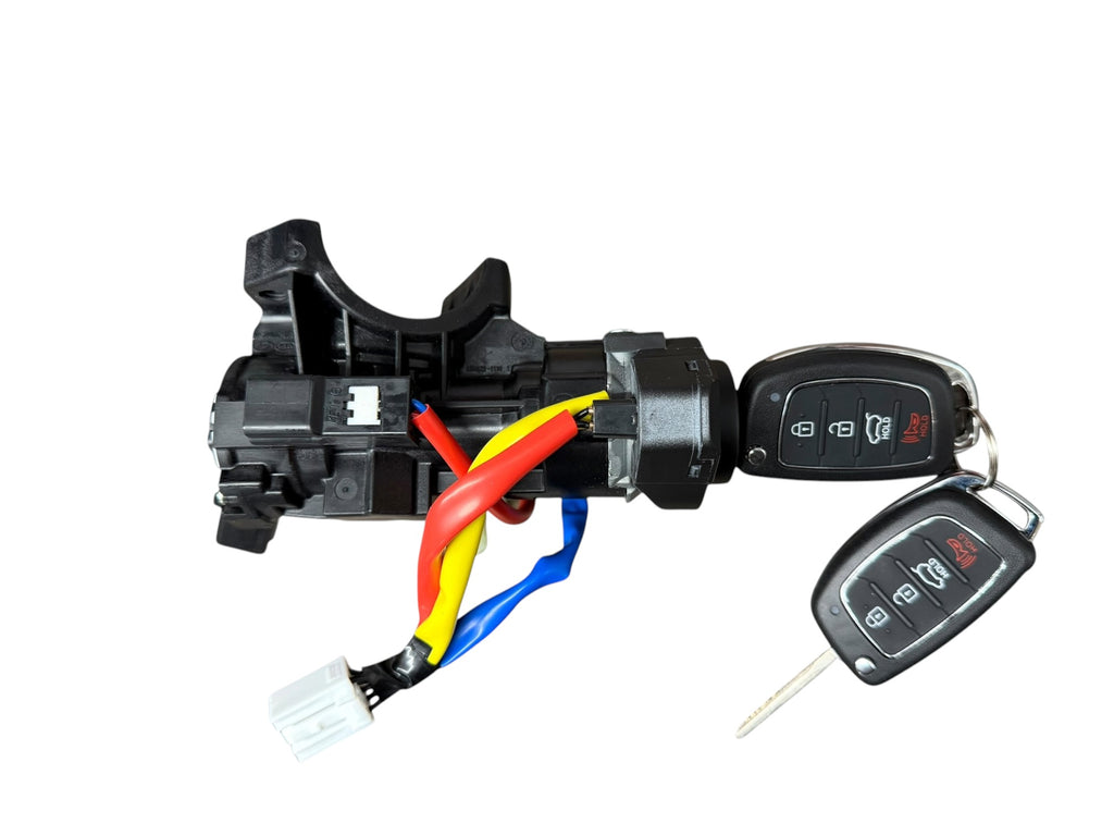 16-21 Hyundai Tucson Ignition Lock Cylinder Assembly 2 Remote Flip Keys PN: 81905-D3080 (Aftermarket)