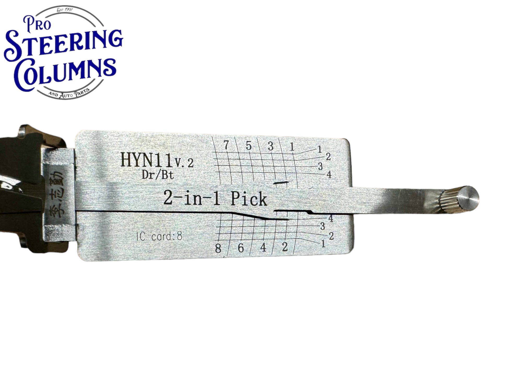 Original 2 in 1 Lishi HYN11 HYN6 HY14 Hyundai Kia Pick & Decoder New