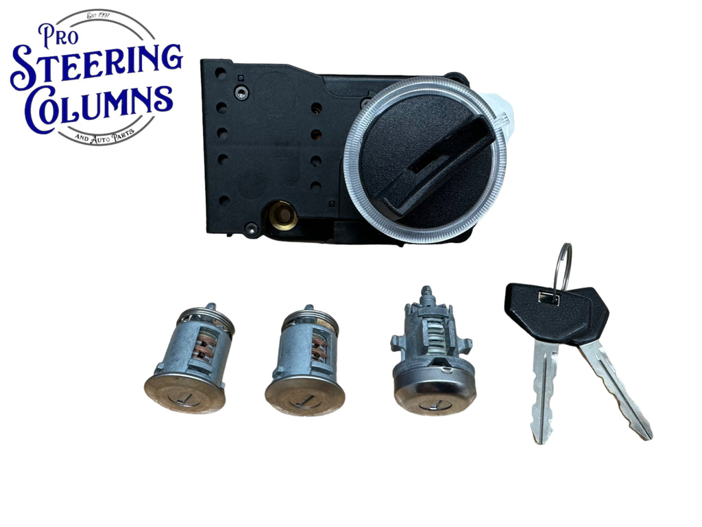 1993-1995 Jeep Grand Cherokee Ignition Door & Trunk Lock Set Chrome New