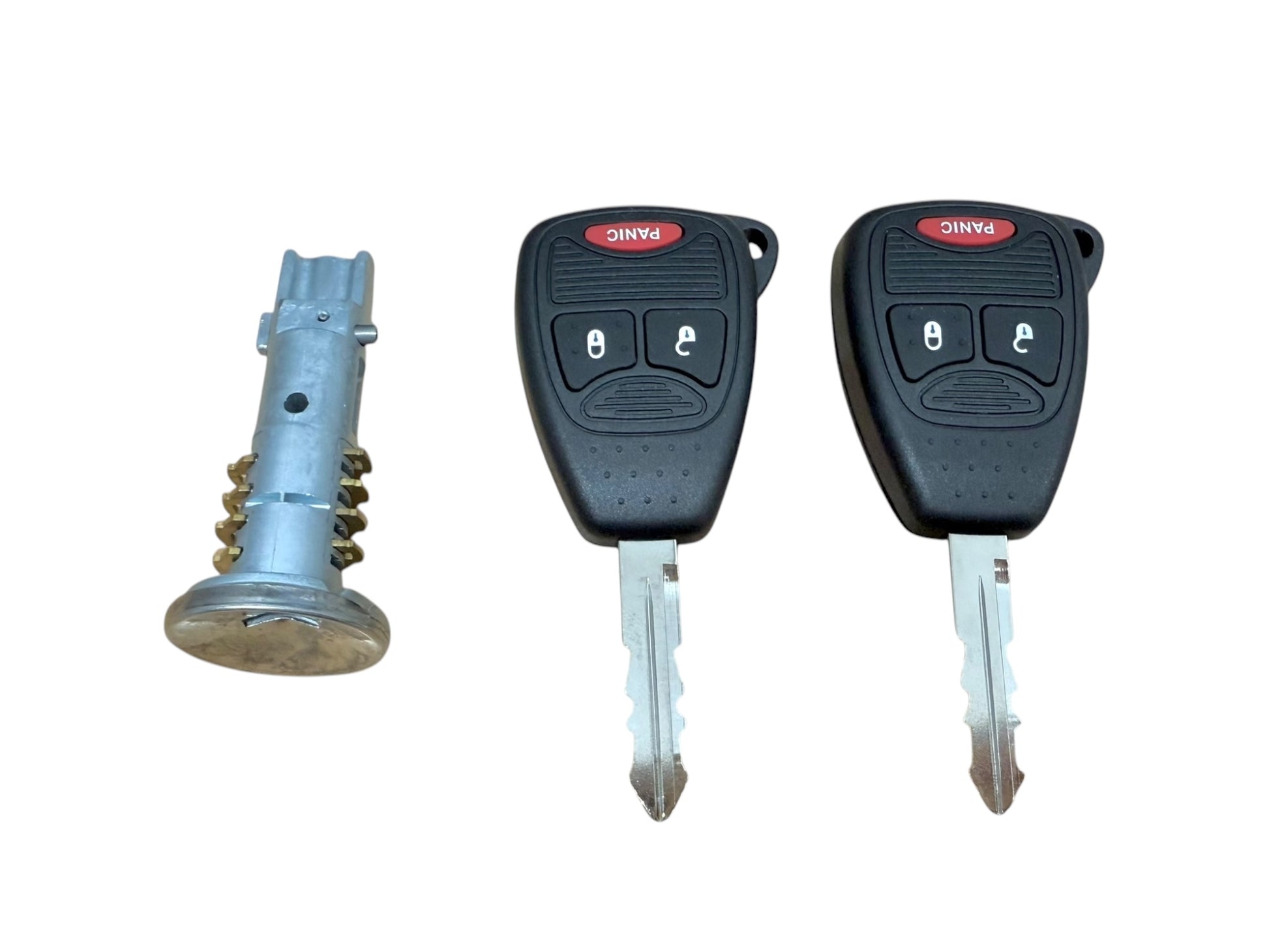 07-18 Jeep Wrangler Ignition Lock Cylinder 2 Remote Keys 3-Button New 5179511AA