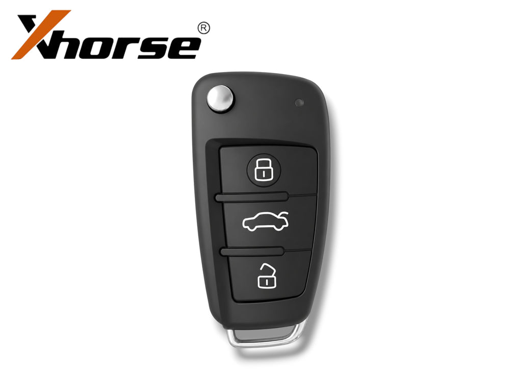 Xhorse Universal Flip Key Remote Audi Style 3-Button Wired XKA600EN