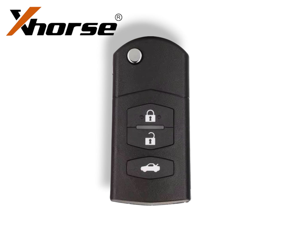 Xhorse Universal Flip Key Remote Mazda Style 3-Button Wired XKMA00EN